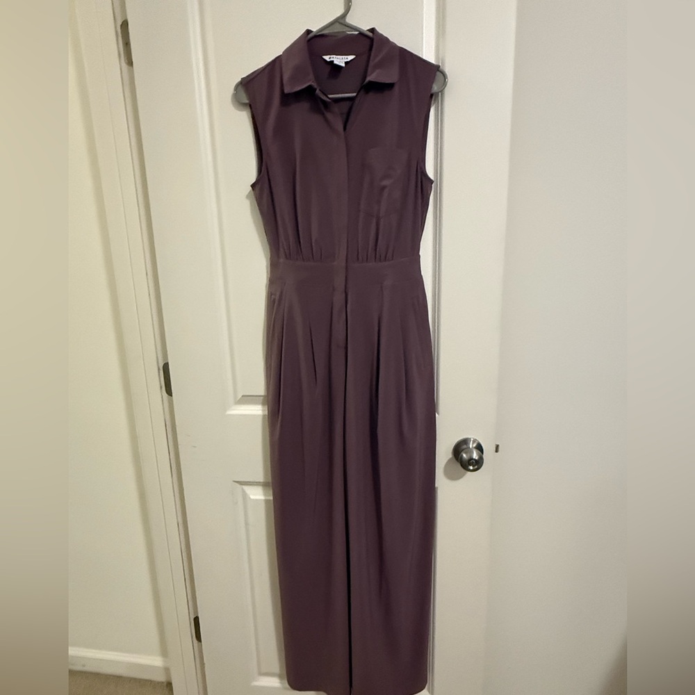 Athleta Lavender Jumpsuit | Lilac Athleisure One-Piece | travel outfit